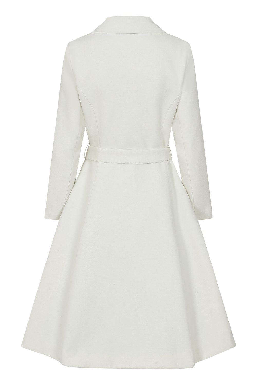 Jayda White Swing Coat